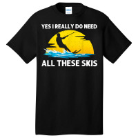 Cool Water Skiing For Men Women Ski Sports Skiers Swimmer T Shirt Basic T-shirt | Artistshot