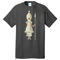 Chess Pieces White Bishop Children Board Game Set Basic T-shirt | Artistshot