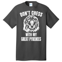 Chess Dog Great Pyrenees Funny Mes T  Shirt1311 Basic T-shirt | Artistshot