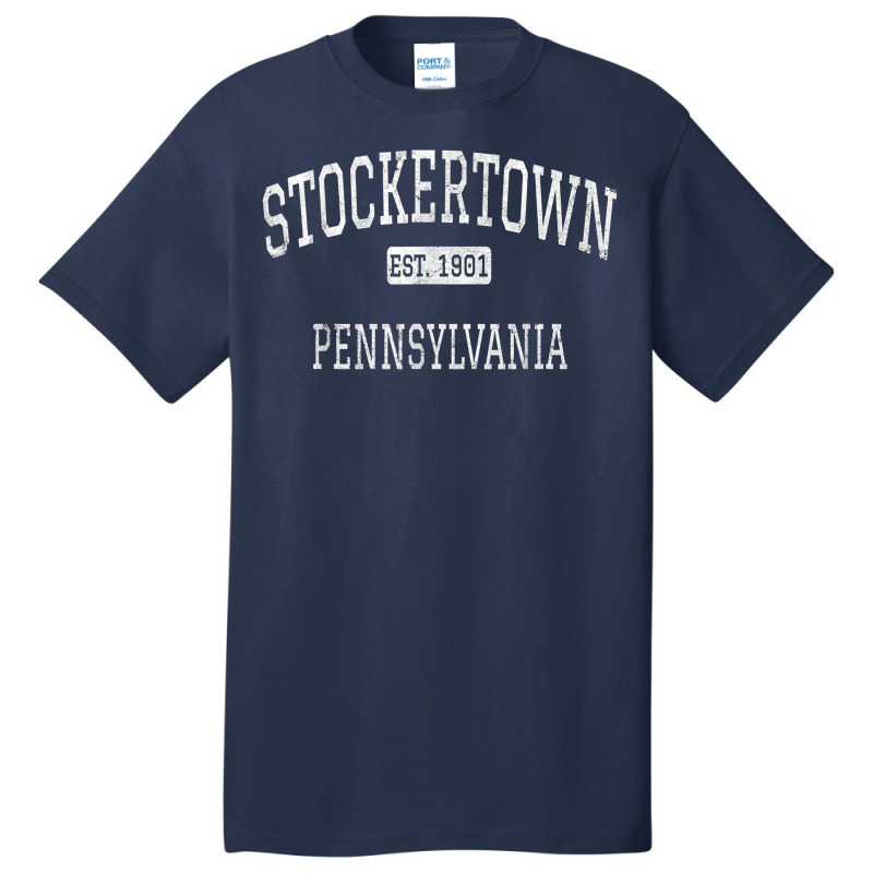 Stockertown Pennsylvania Pa Vintage T Shirt Basic T-shirt by deleonnylorindg | Artistshot