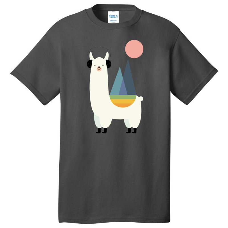 Llama Cute Basic T-shirt by govyvy | Artistshot