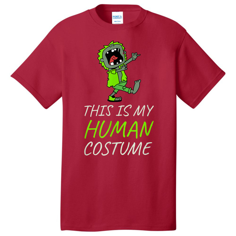 Zombie Halloween Human Costume Design T Shirt Basic T-shirt | Artistshot