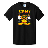 Kids Halloween Birthday 3 Year Old Boy Girl 3rd Birthday Costume T Shi Basic Youth T-shirt | Artistshot