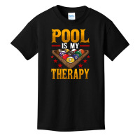 Mens Pool Is My Therapy Billiards Player Snooker T Shirt Basic Youth T-shirt | Artistshot