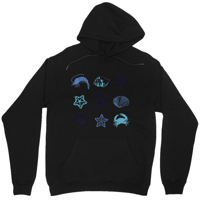 Crustacean Core Aesthetic Crustaceans Crab Lobster Unisex Hoodie | Artistshot