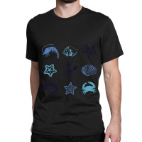 Crustacean Core Aesthetic Crustaceans Crab Lobster Classic T-shirt | Artistshot