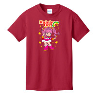 Rainbow Cartoon Tickled Pink Basic Youth T-shirt | Artistshot