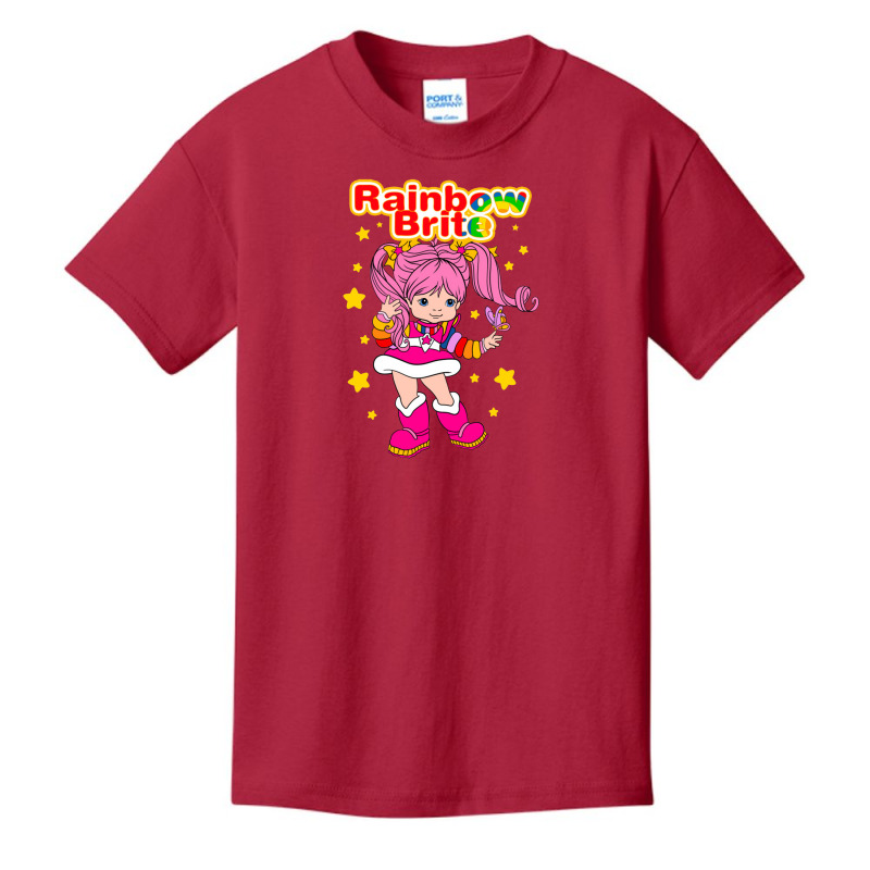 Rainbow Cartoon Tickled Pink Basic Youth T-shirt by indigenouswomenintech | Artistshot