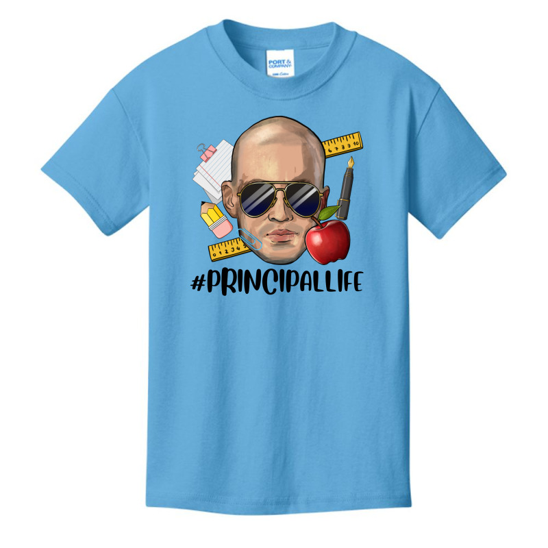 Bald Man Principal Life Basic Youth T-shirt by HRA Design Shop | Artistshot