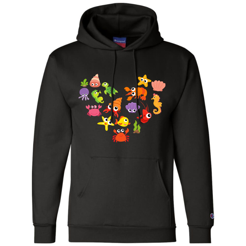 Crustacean Core Aesthetic Crustaceans Crab Lobster Champion Hoodie | Artistshot