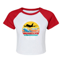 Funny Aviation I Love The Smell Of Jet Fuel In The Morning T Shirt Raglan Crop Top | Artistshot