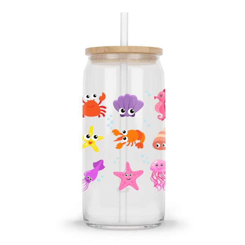 Crustacean Core Aesthetic Crustaceans Crab Lobster Glass Tumbler | Artistshot