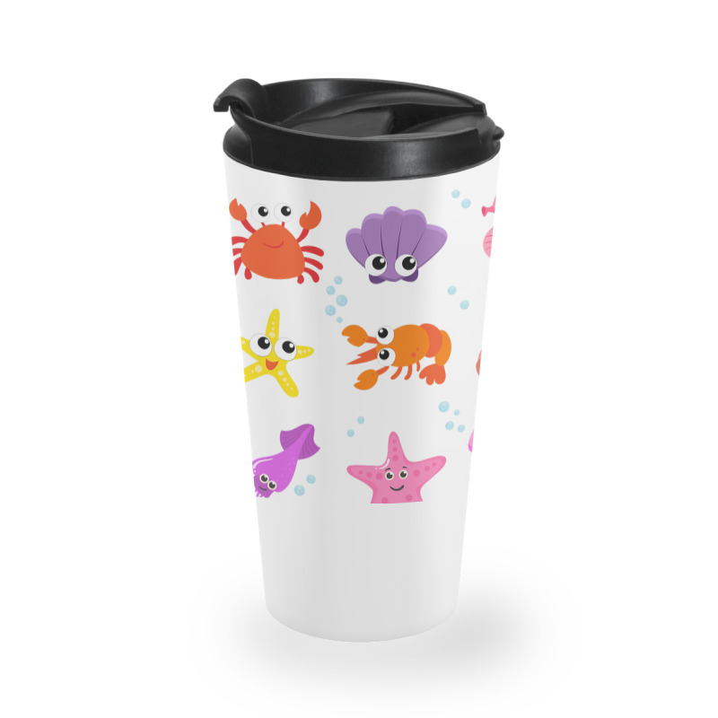 Crustacean Core Aesthetic Crustaceans Crab Lobster Travel Mug | Artistshot