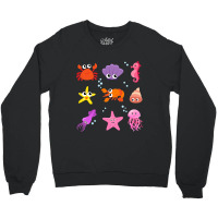 Crustacean Core Aesthetic Crustaceans Crab Lobster Crewneck Sweatshirt | Artistshot