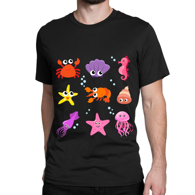 Crustacean Core Aesthetic Crustaceans Crab Lobster Classic T-shirt | Artistshot