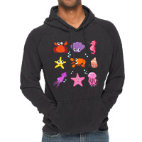 Crustacean Core Aesthetic Crustaceans Crab Lobster Vintage Hoodie | Artistshot