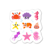 Crustacean Core Aesthetic Crustaceans Crab Lobster Sticker | Artistshot