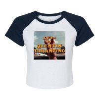 Quentin Tarantino Movie Director Raglan Crop Top | Artistshot