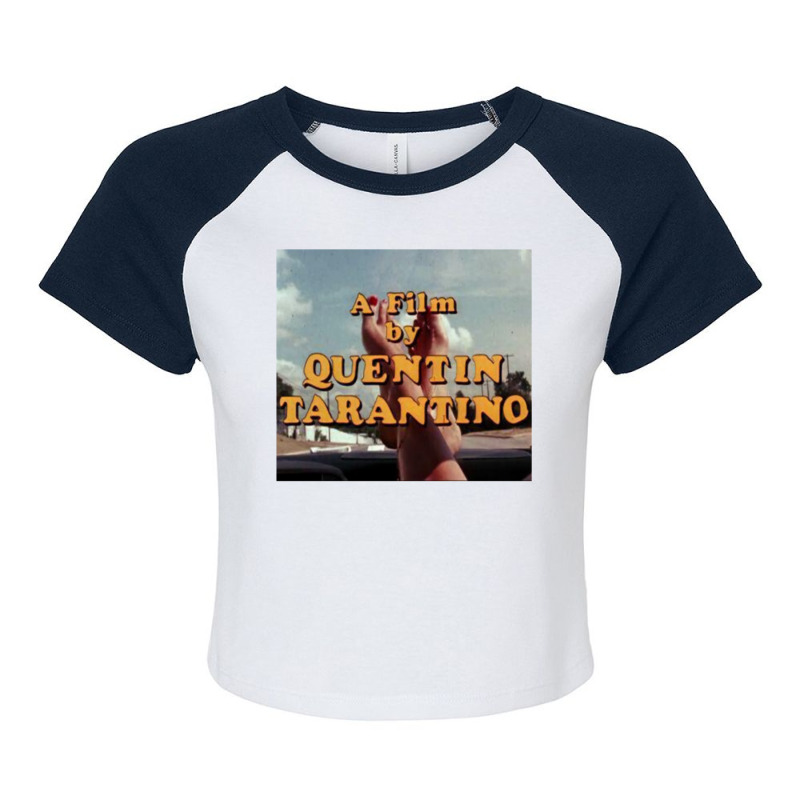 Quentin Tarantino Movie Director Raglan Crop Top by inambifahhamp | Artistshot