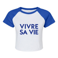 Limited Edition Vivre Sa Vie Raglan Crop Top | Artistshot