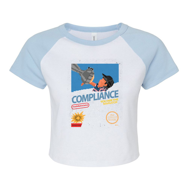 Compliance   Flight Of The Navigator Raglan Crop Top by yaelimargidd | Artistshot