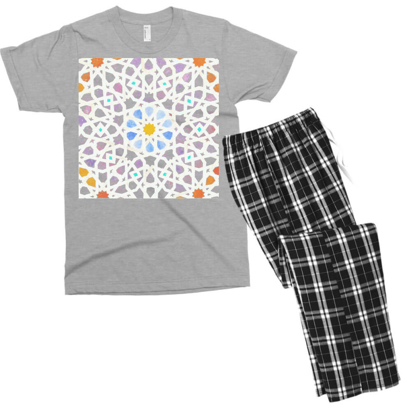 Tiles T  Shirtzellige Moroccan Mosaic Tilework T  Shirt Men's T-shirt Pajama Set | Artistshot