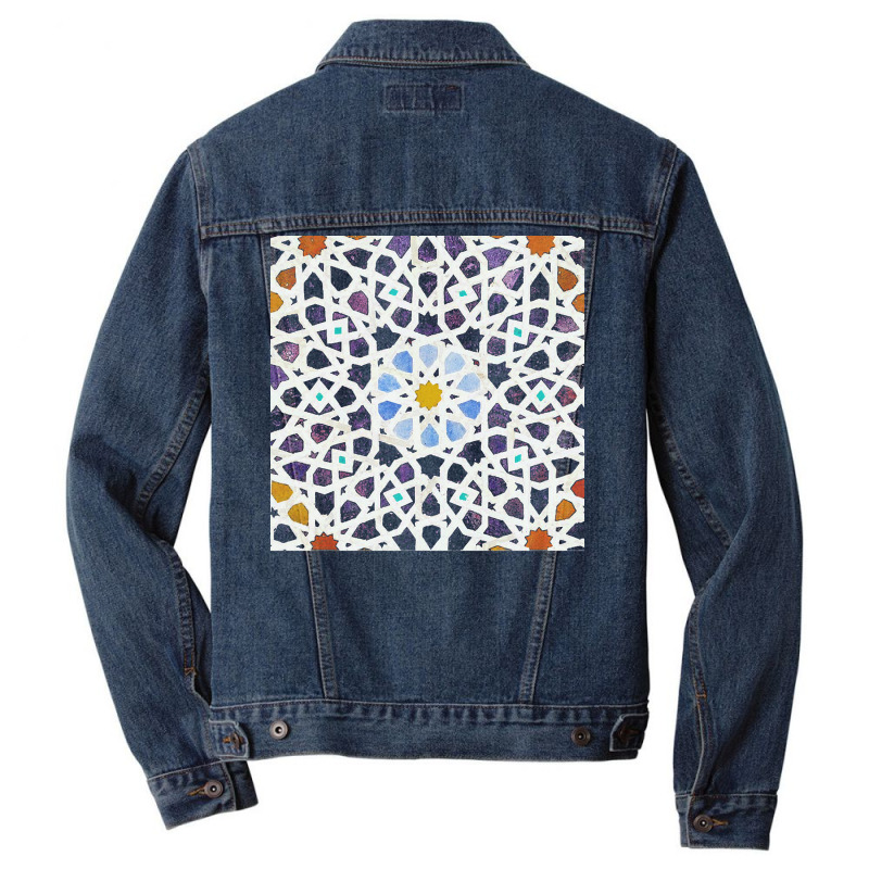 Tiles T  Shirtzellige Moroccan Mosaic Tilework T  Shirt Men Denim Jacket | Artistshot