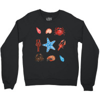 Crustacean Core Aesthetic Crustaceans Crab Lobster Crewneck Sweatshirt | Artistshot