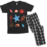 Crustacean Core Aesthetic Crustaceans Crab Lobster Men's T-shirt Pajama Set | Artistshot