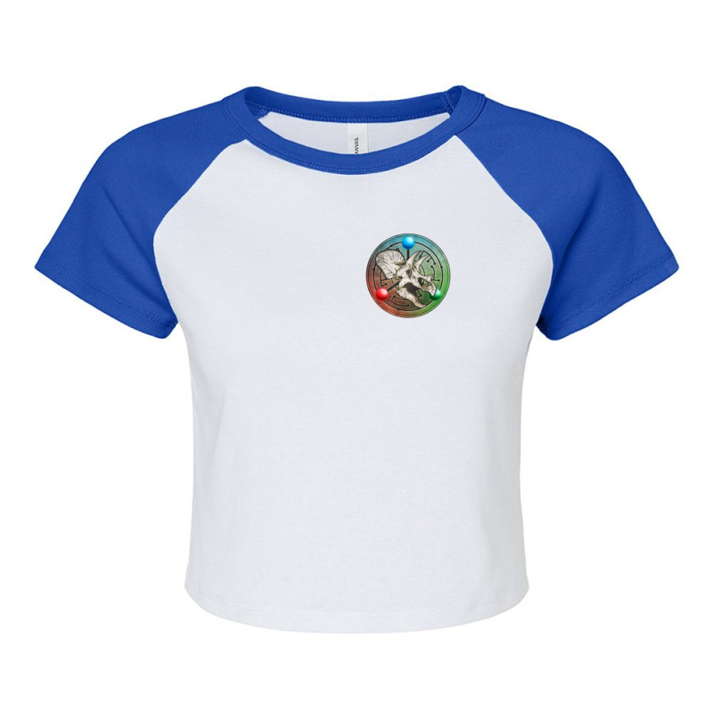 Isla Calavera Ark 1 Raglan Crop Top by GretchenJennie | Artistshot