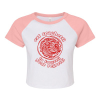 Eat Spaghetti To Forgetti Your Regretti Raglan Crop Top | Artistshot