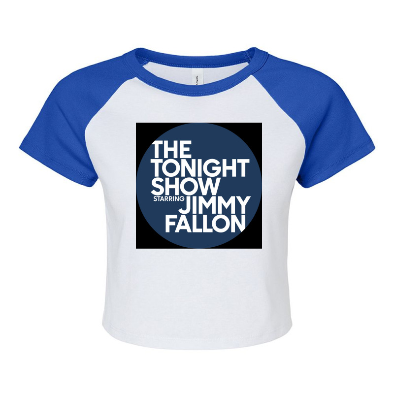 Pak Rt Dan Bu Rt Sukan Nonton The Tonight Show Poster Love Raglan Crop Top by verriaharzi4 | Artistshot