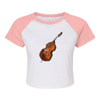 Contrabass Double Bass Music S Raglan Crop Top | Artistshot