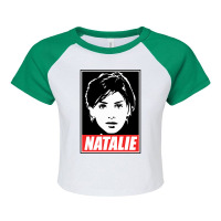 Natalie Torn Raglan Crop Top | Artistshot