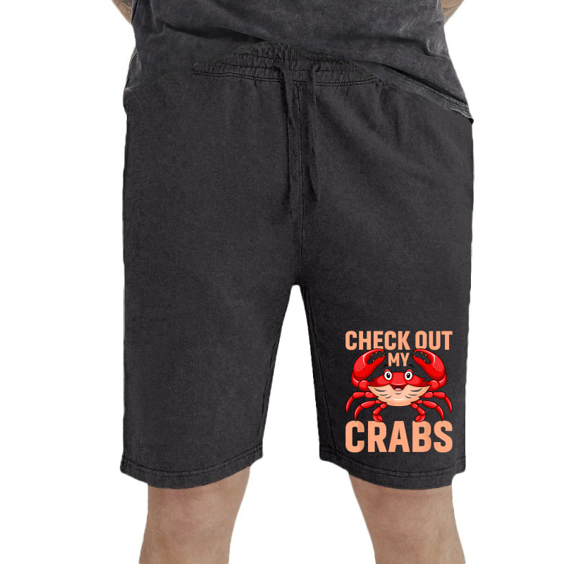 Checkout My Crabs Shellfish Crab Crustacean Crabs  Vintage Short | Artistshot