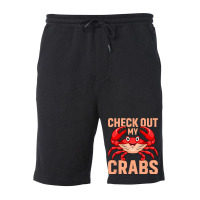 Checkout My Crabs Shellfish Crab Crustacean Crabs  Fleece Short | Artistshot