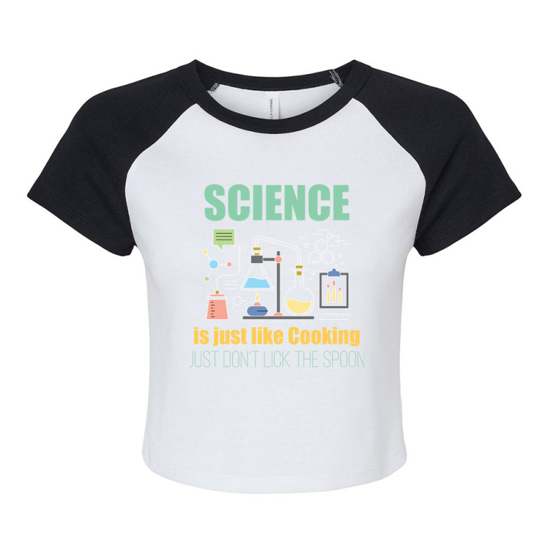 Hot Trend Science - Science Is Just Like Cooking (2) Raglan Crop Top by Jankonen637 | Artistshot