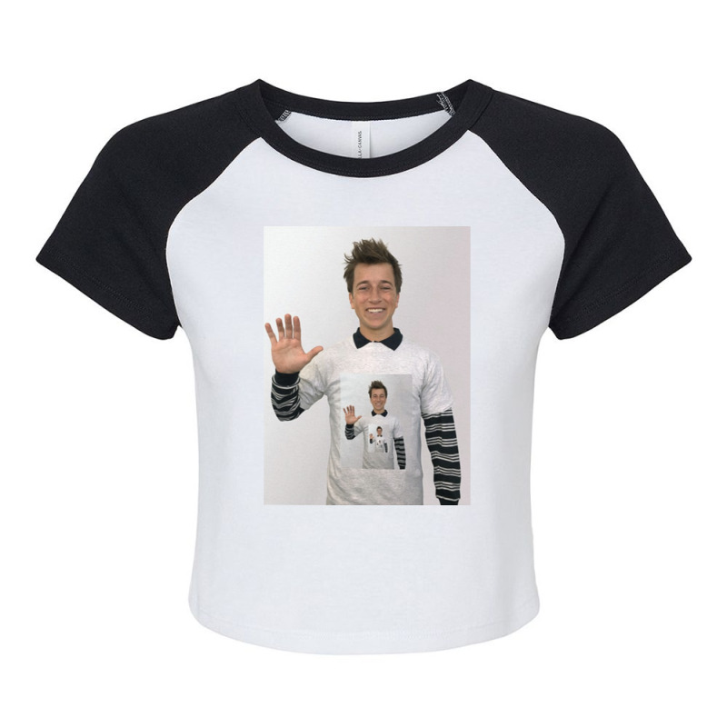 Jared Booksmart    Aesthetic Nostalgia Raglan Crop Top by paolisnelcisq | Artistshot