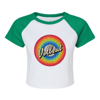 Hot Trend Vintage Style Circle - Volbeat Raglan Crop Top | Artistshot