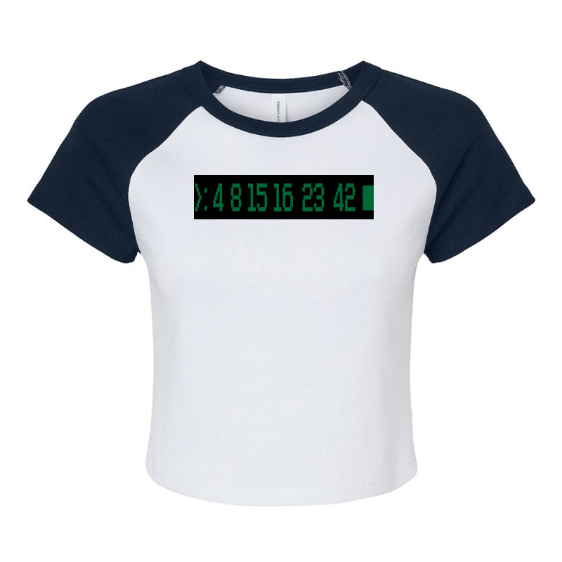 The Numbers Poster Trending Raglan Crop Top by wifordlacruep | Artistshot