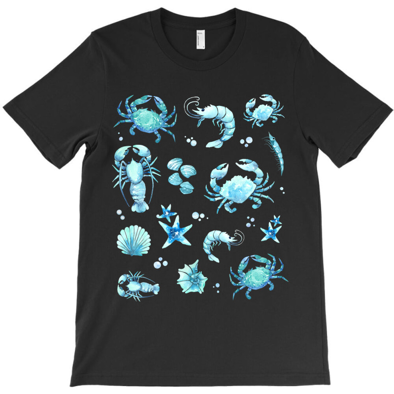 Crustacean Core Aesthetic Crustaceans Crab Lobster T-shirt | Artistshot