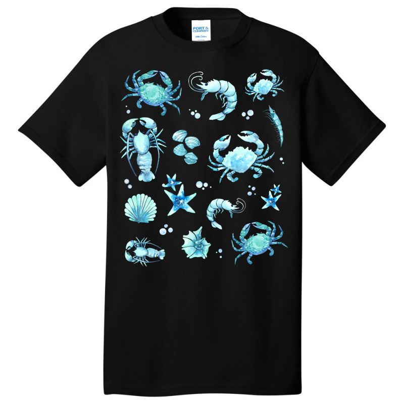 Crustacean Core Aesthetic Crustaceans Crab Lobster Basic T-shirt | Artistshot