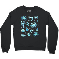 Crustacean Core Aesthetic Crustaceans Crab Lobster Crewneck Sweatshirt | Artistshot