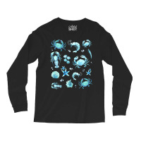 Crustacean Core Aesthetic Crustaceans Crab Lobster Long Sleeve Shirts | Artistshot