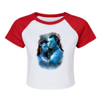 Avatar 2   The Way Of Water Avatar Neytiri Jake Sully Raglan Crop Top | Artistshot