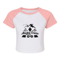 Alaska Cruise 2023 Family Vacation Group Matching Sea Trip Raglan Crop Top | Artistshot