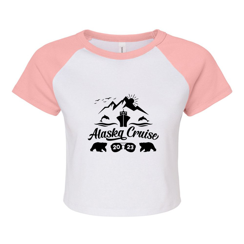 Alaska Cruise 2023 Family Vacation Group Matching Sea Trip Raglan Crop Top by stumbledfeatures425 | Artistshot