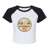 Bitterroot National Forest-ftdgm Raglan Crop Top | Artistshot