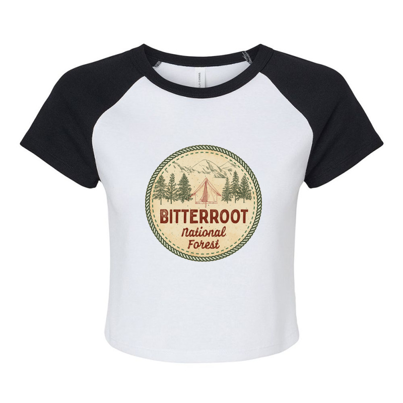 Bitterroot National Forest-ftdgm Raglan Crop Top by nuanceteams169 | Artistshot