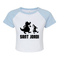 Sant Jordi Case Phone Shirthoodie - S - Gift Happiness Raglan Crop Top | Artistshot